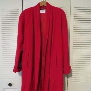 Women's International Scene long wool coat sz 16  724